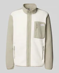 The North Face Sweatjacke mit Label-Stitching Modell 'YUMIORI Offwhite