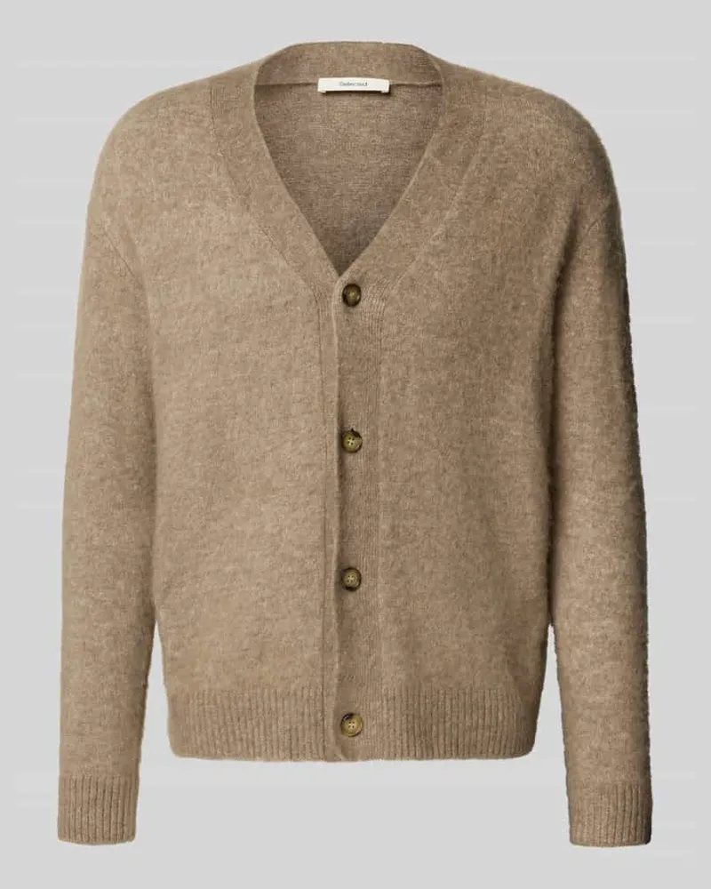 Selected Homme Relaxed Fit Strickjacke mit Alpaka-Woll-Anteil Modell 'RAI Hazel