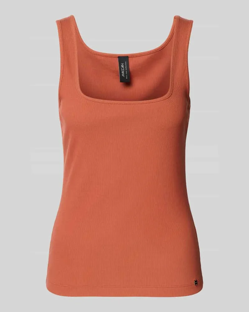 Marc Cain Tanktop mit Karree-Ausschnitt Rostrot
