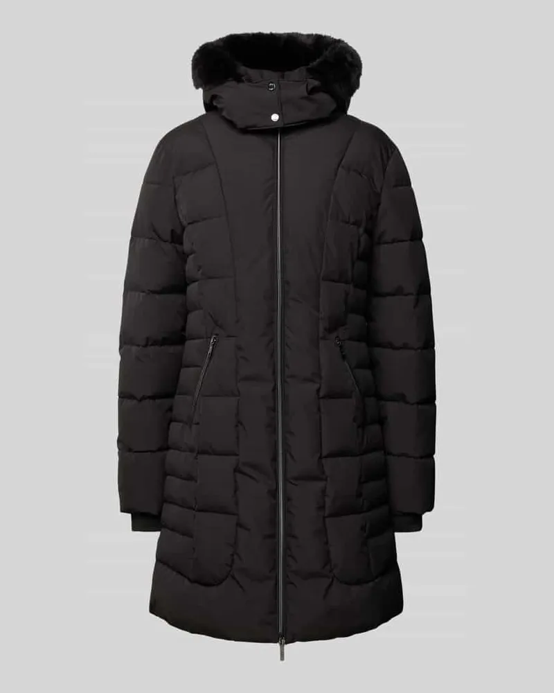 JAKE*S Steppjacke mit Zweiwege-Reißverschluss Black