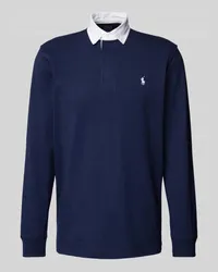 Ralph Lauren Rugby-Shirt mit Label-Stitching Marine