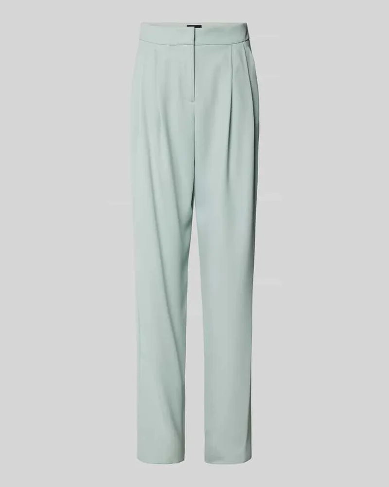 Emporio Armani Stoffhose mit Strukturmuster Aqua