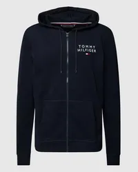 Tommy Hilfiger Sweatjacke mit seitlichen Eingrifftaschen Dunkelblau