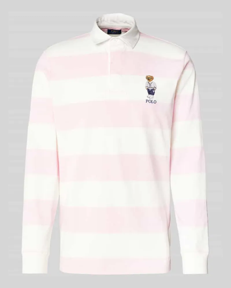Ralph Lauren Sweatshirt mit Polokragen Rosa