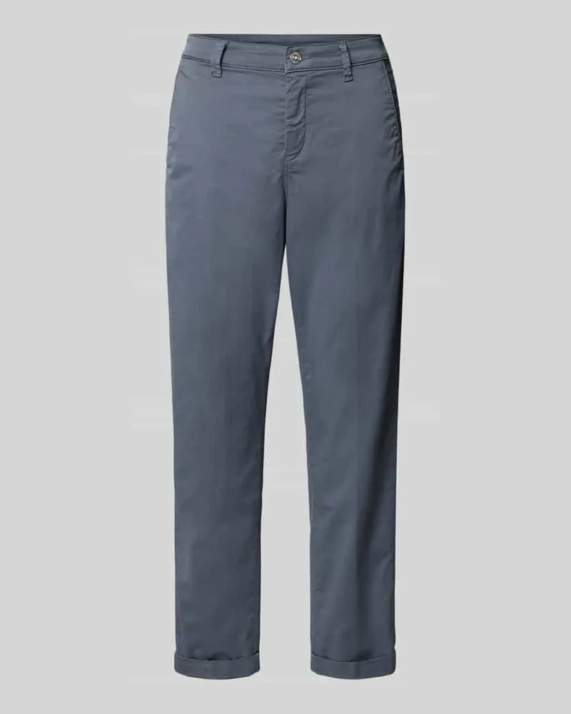 MAC Jeans Straight Fit Chino in verkürzter Passform Anthrazit