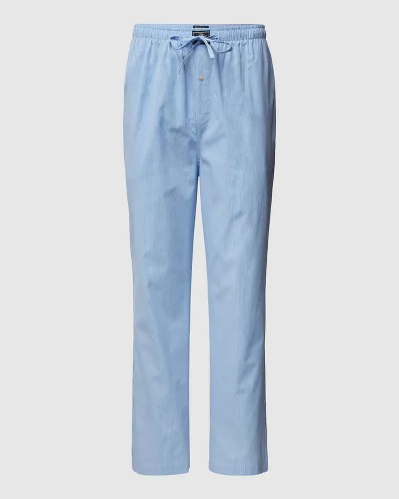 Ralph Lauren Pyjamahose aus Baumwolle Hellblau