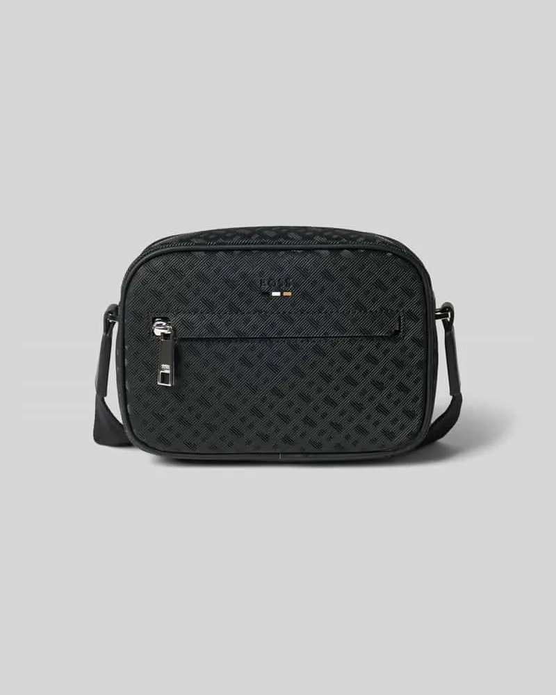 HUGO BOSS Umhängetasche mit Strukturmuster Modell 'RAY Black