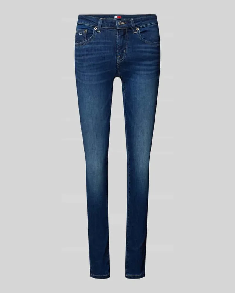 Tommy Hilfiger Skinny Fit Jeans aus Baumwoll-Mix Modell 'SOPHIE Dunkelblau
