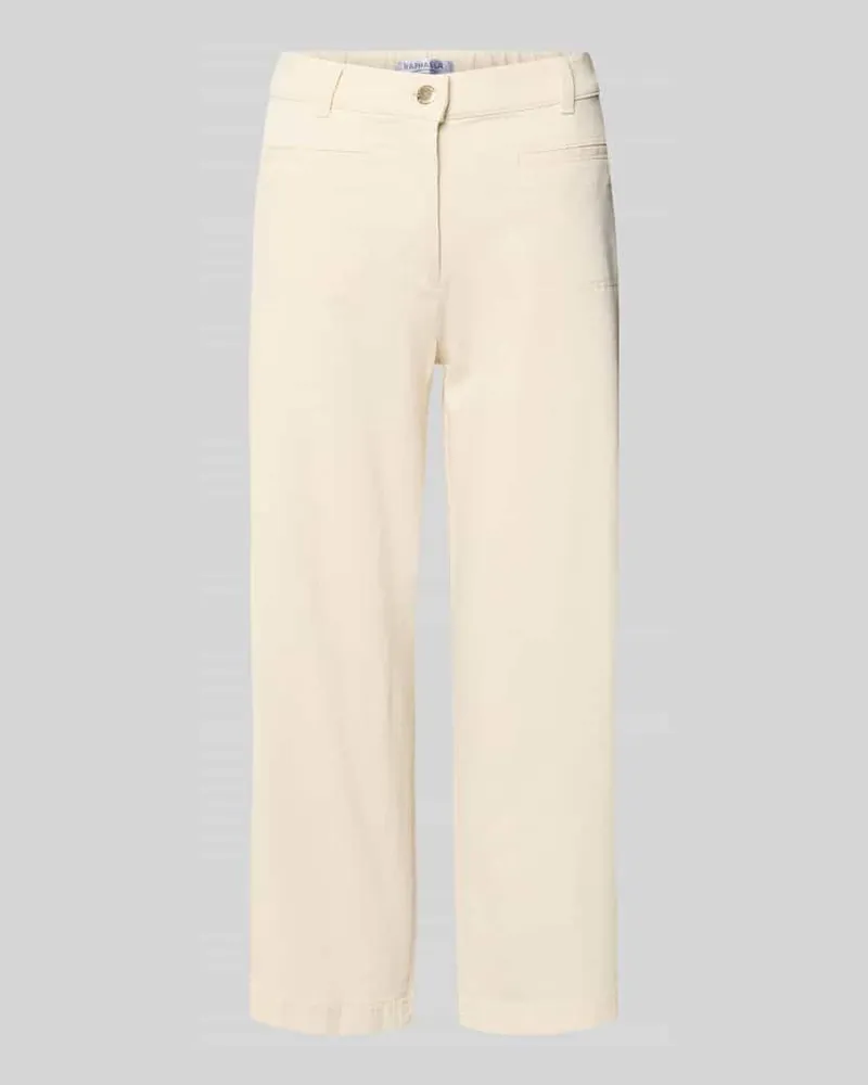 Brax Regular Fit Culotte aus Baumwoll-Mix Ecru