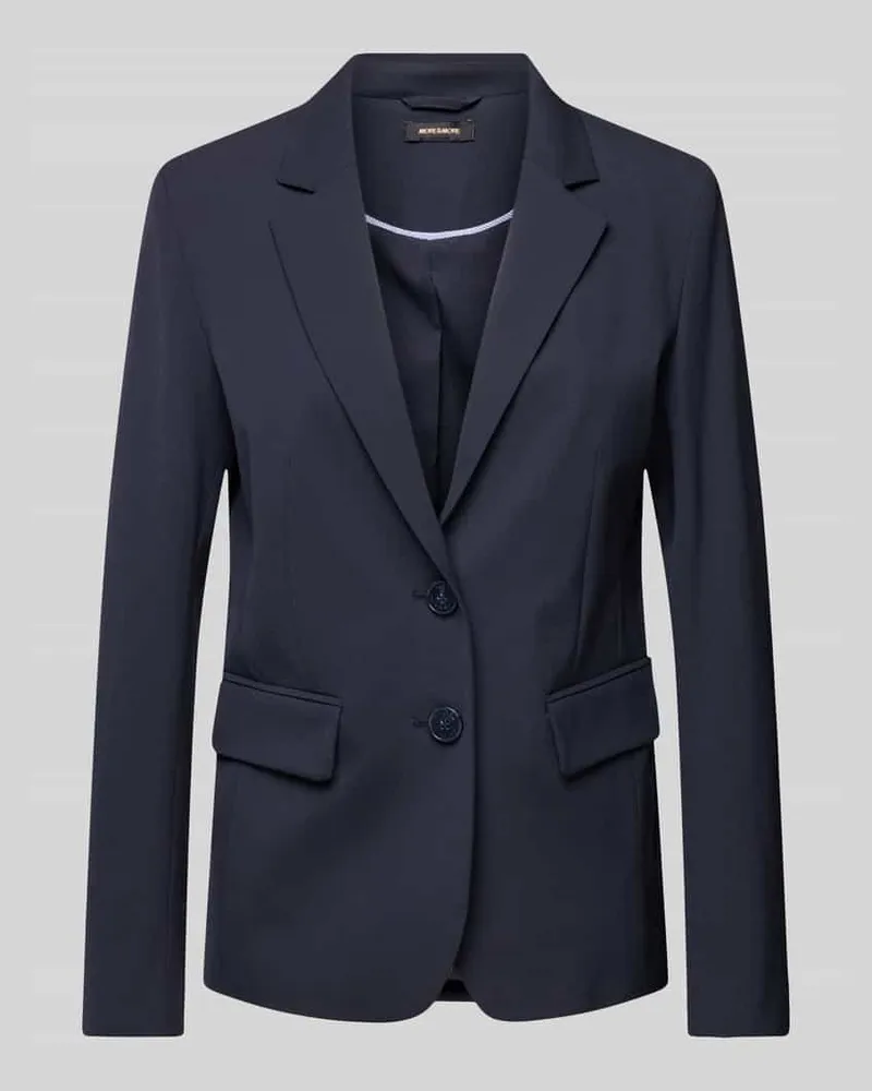 More & More Regular Fit Blazer mit Reverskragen Marine