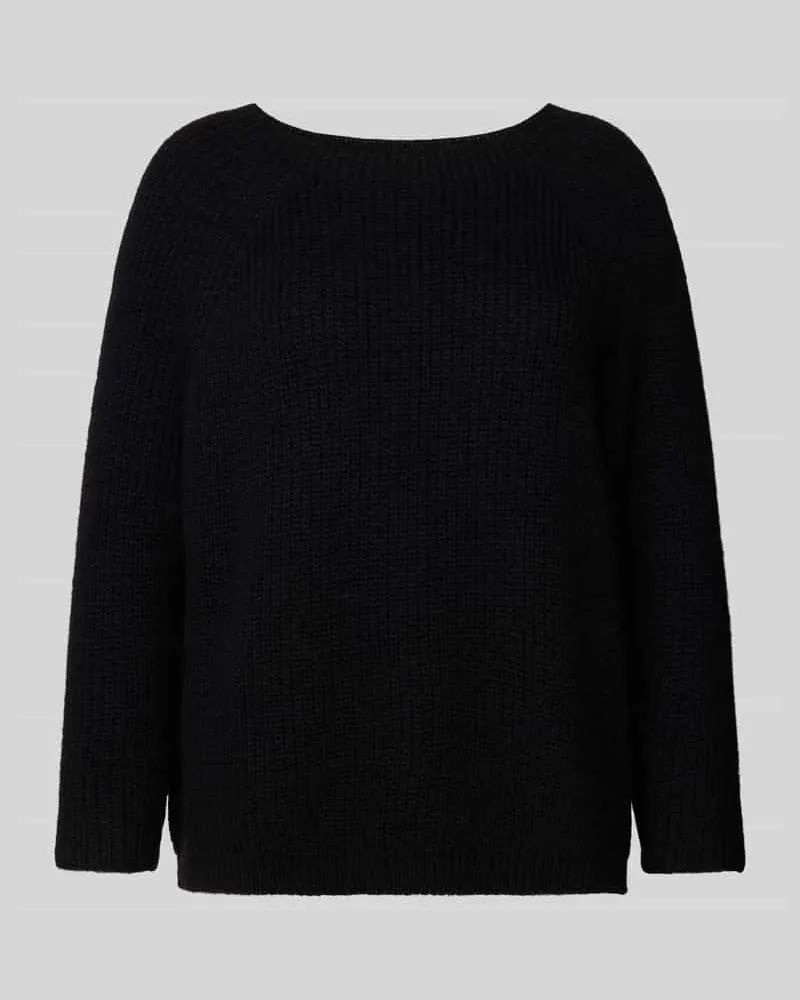 Max Mara Regular Fit Strickpullover mit Woll-Anteil Modell 'XENO Black