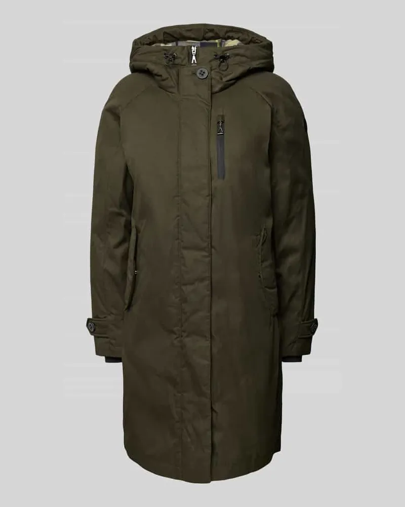 Gil Bret Regular Fit Parka mit Brusttasche Oliv