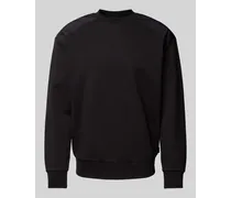 Sweatshirt mit Label-Detail Modell 'MIX MEDIA