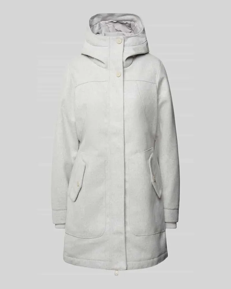 Ragwear  Parkamantel mit Pattentaschen Modell 'Janissa Hellgrau