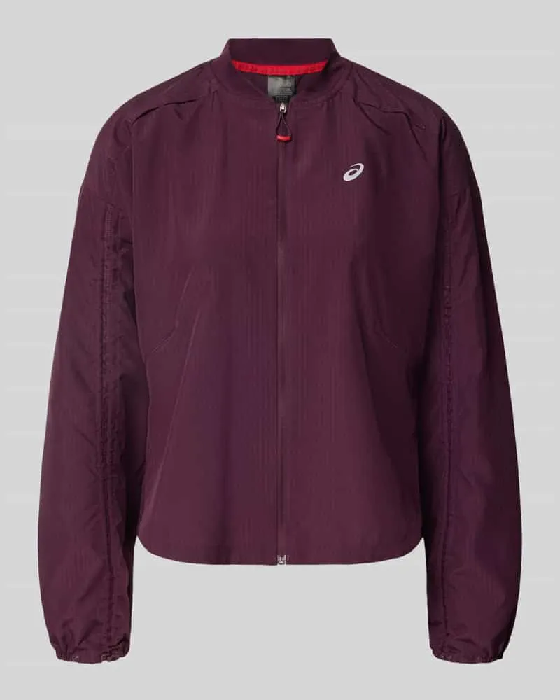 Asics Trainingsjacke mit Logo Modell 'NAGINO Bordeaux