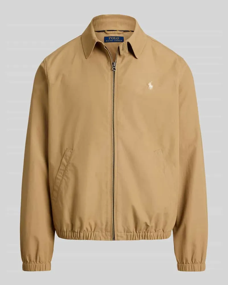 Ralph Lauren Regular Fit Blouson aus reiner Baumwolle Beige