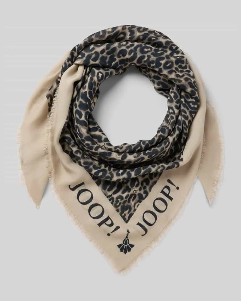 JOOP! Schal mit Allover-Animal-Print Modell 'Aira Aqua