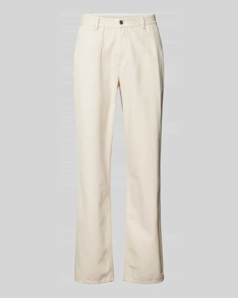 forét Tapered Fit Hose mit elastischem Bund Modell 'CLAY Offwhite