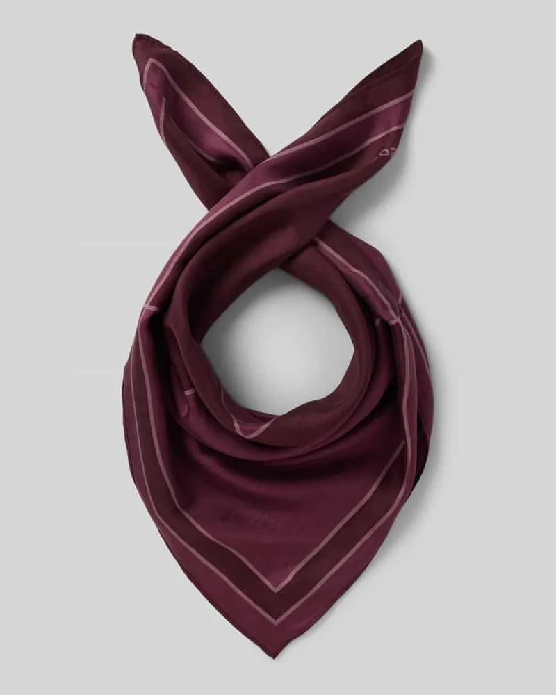 HUGO BOSS Tuch aus reiner Seide Modell 'VIVENCY Bordeaux