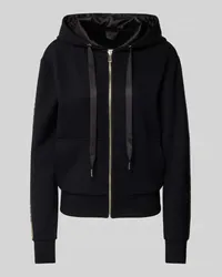 Guess Sweatjacke mit Label-Details Black