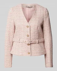 Christian Berg Blazer in Bouclé-Optik Rose