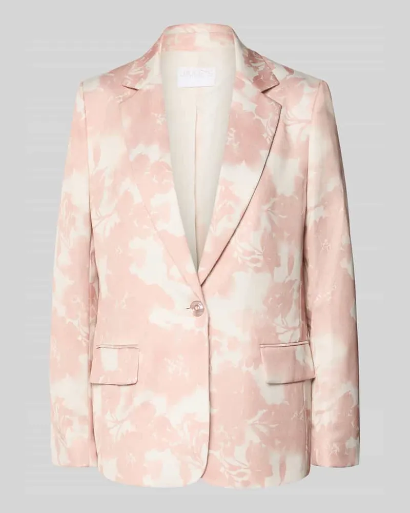 JAKE*S Blazer mit Pattentaschen und Reverskragen Altrosa