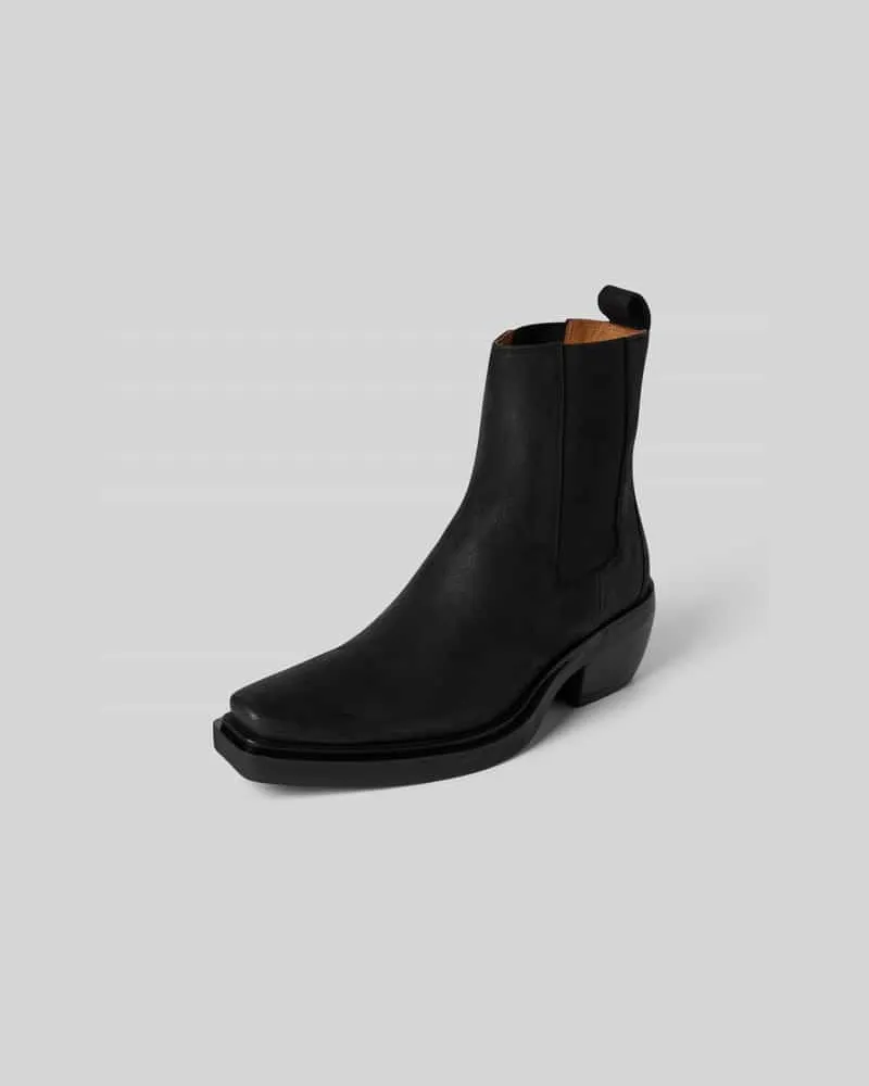 Copenhagen Chelsea Boots mit elastischem Einsatz Black