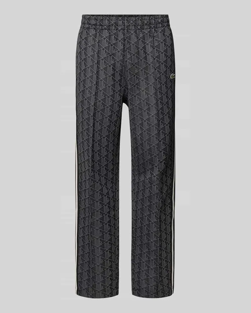Lacoste Regular Fit Sweatpants mit Baumwoll-Anteil Black