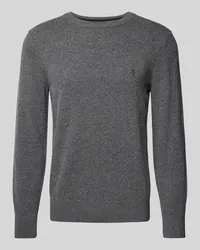 Marc O'Polo Regular Fit Strickpullover aus softem Bauwolle-Schurwolle-Mix Anthrazit