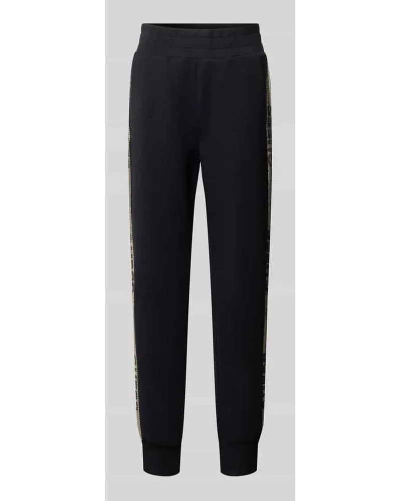 Guess Slim Fit Sweatpants mit Label-Prints Black