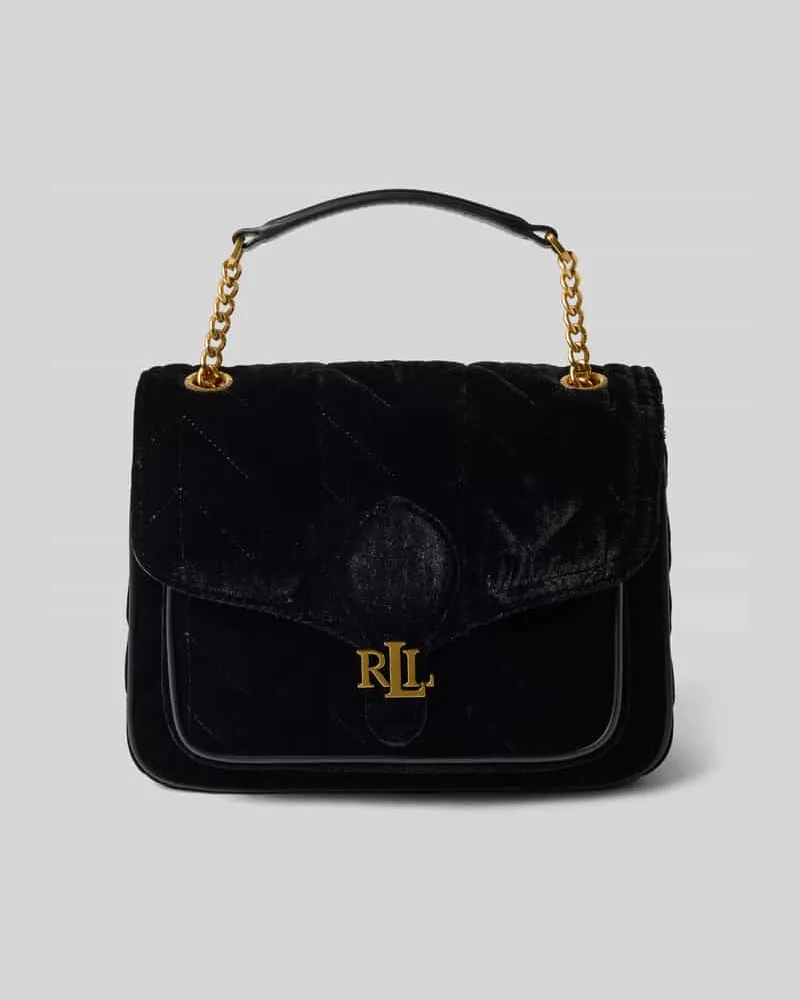 Ralph Lauren Handtasche mit Label-Applikation Black