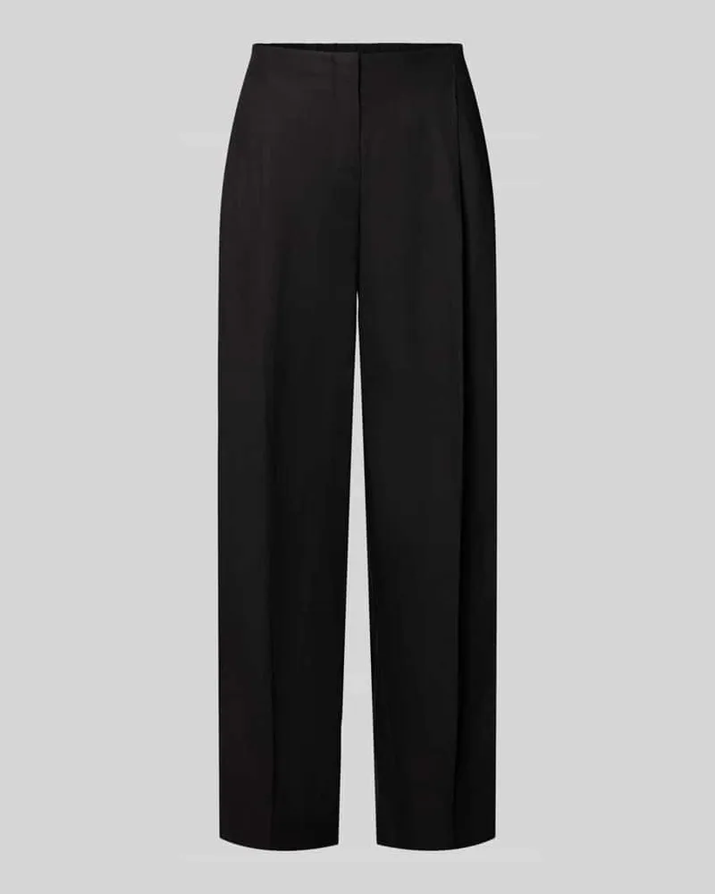 someday. Wide Fit Hose aus Viskose-Mix mit Leinen-Anteil Modell 'Cisilia Schoko