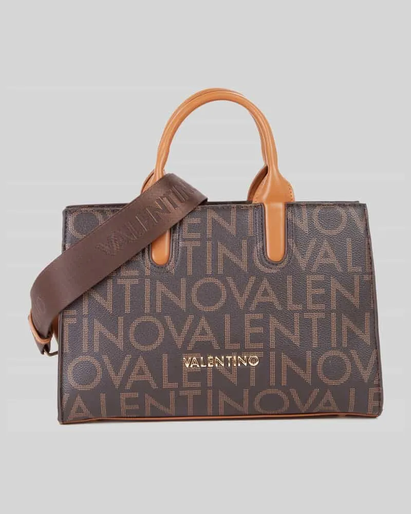 Valentino Bags Umhängetasche mit Logo-Print Modell 'REGINA Mittelbraun