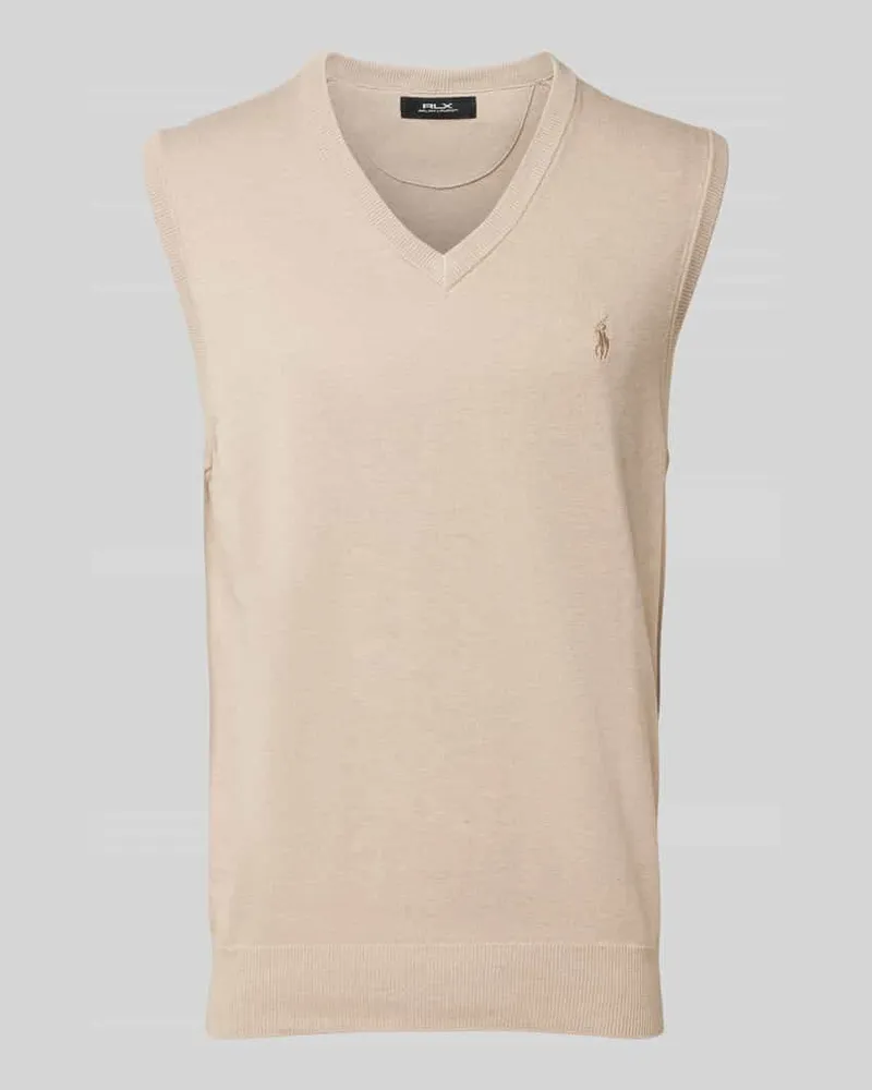 Ralph Lauren Pullunder mit Logo-Stitching Beige