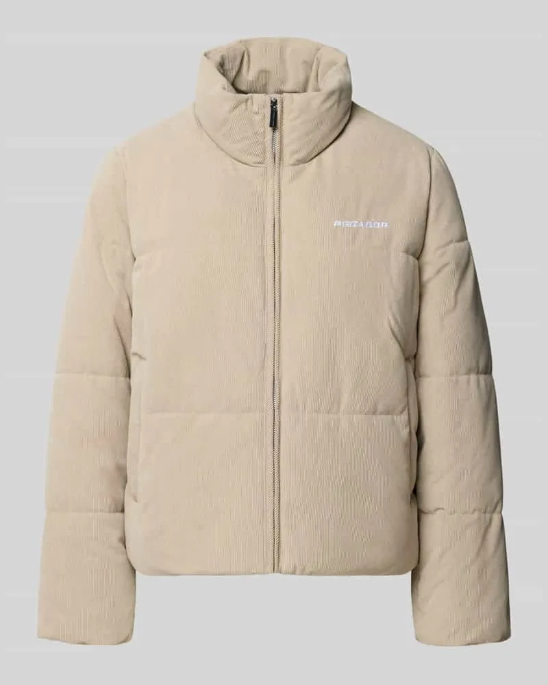 PEGADOR Relaxed Fit Steppjacke in Cord-Optik Beige