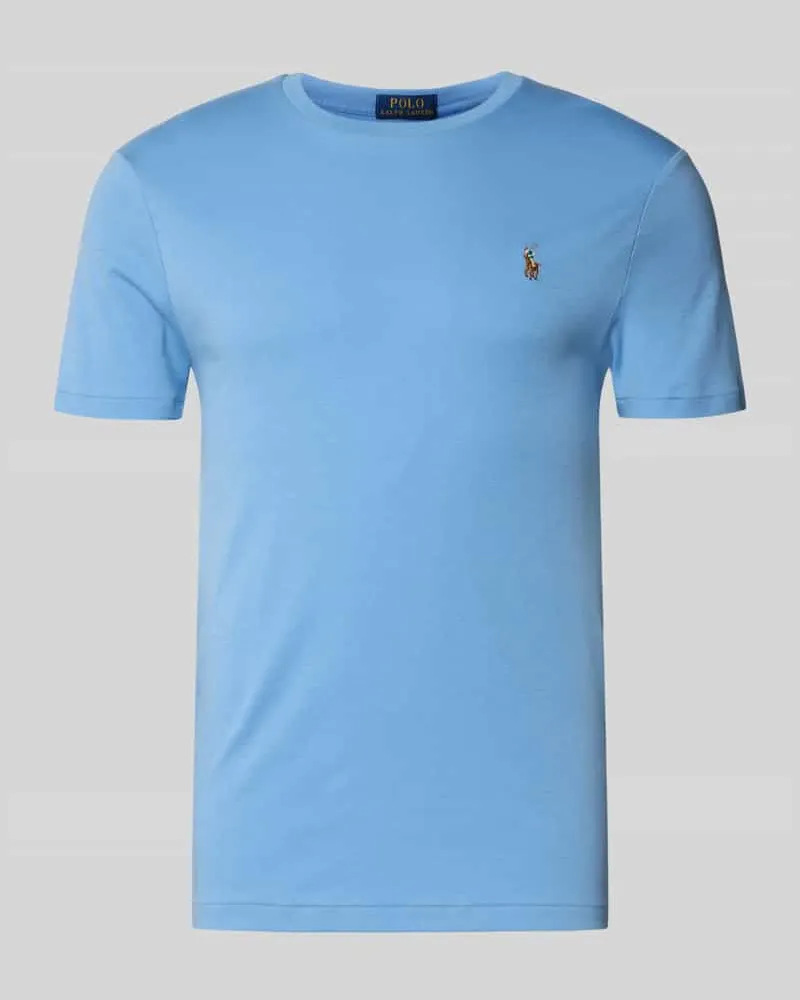 Ralph Lauren Regular Fit T-Shirt aus reiner Baumwolle Ocean