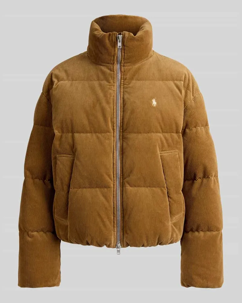 Ralph Lauren Relaxed Fit Steppjacke aus Baumwoll-Mix Camel