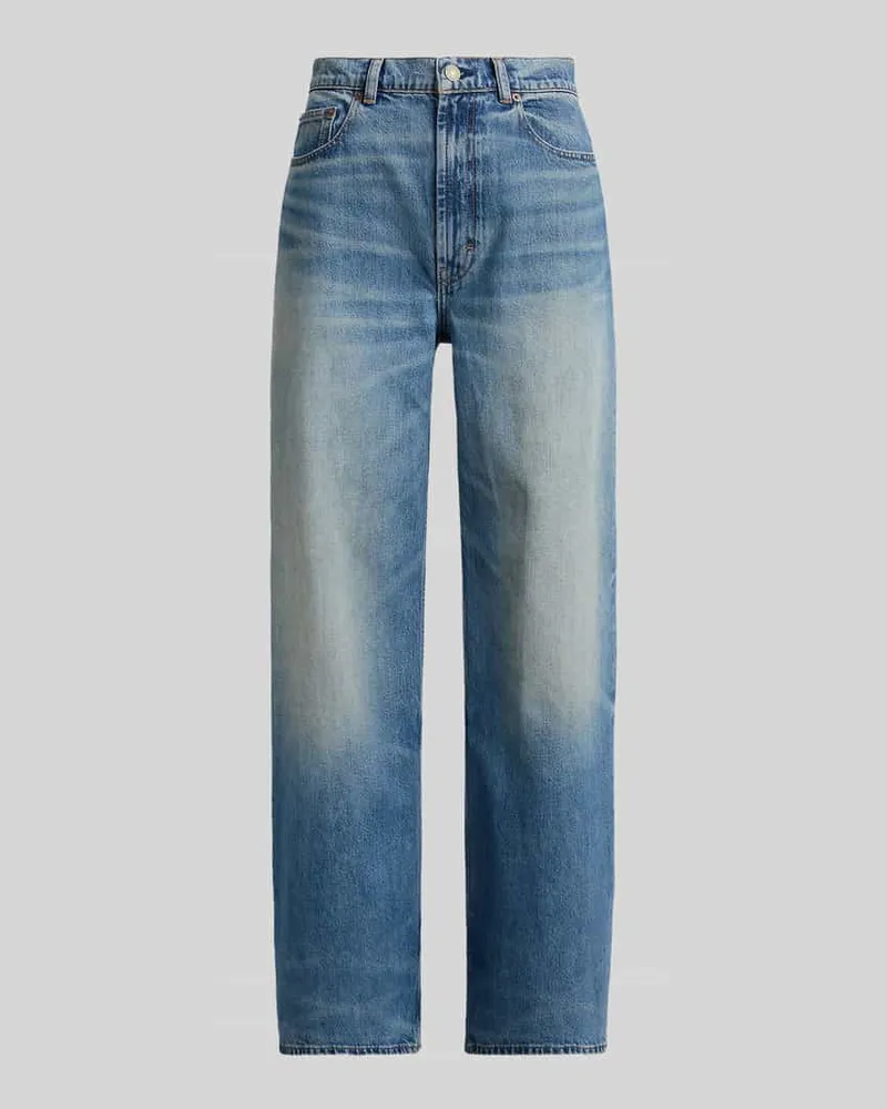 Ralph Lauren Relaxed Fit Jeans aus reiner Baumwolle im 5-Pocket-Design Jeansblau
