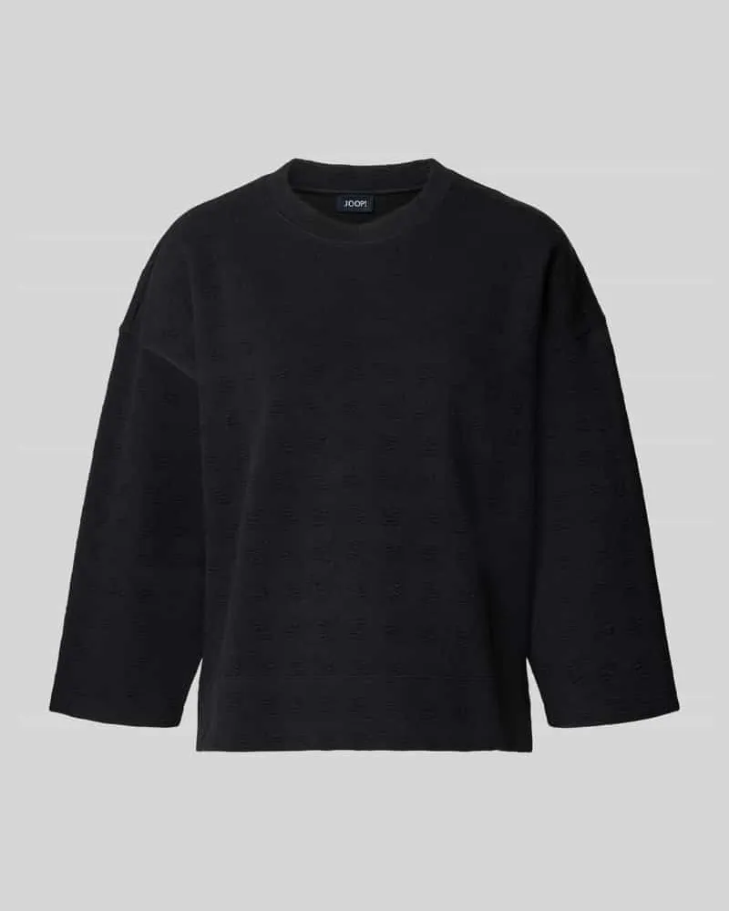 JOOP! Sweatshirt mit Strukturmuster Modell 'Tashina Black