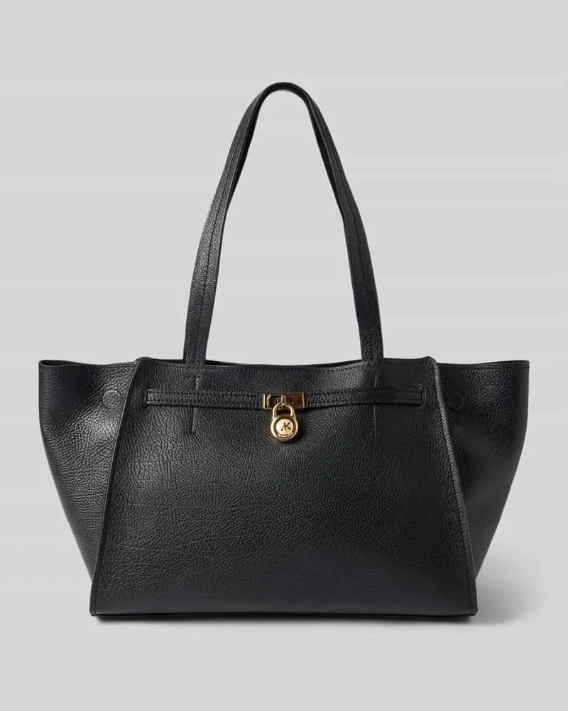 Michael Kors Handtasche aus echtem Leder Modell 'HAMILTON Black