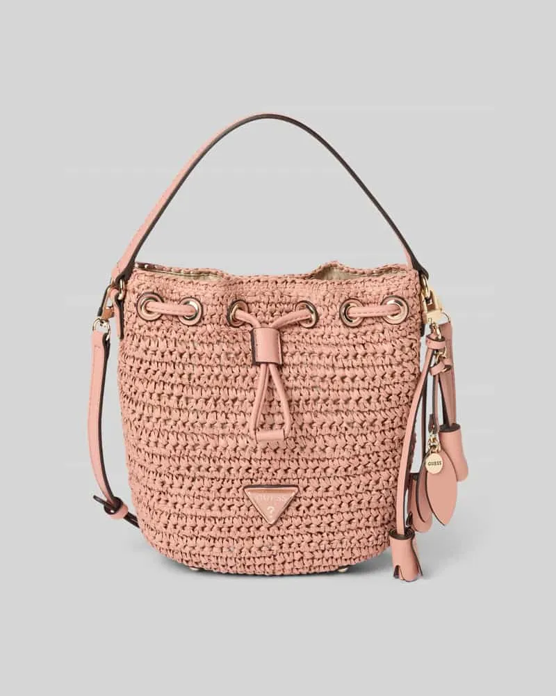 Guess Handtasche in Flecht-Optik Modell 'Ofelia Rosa