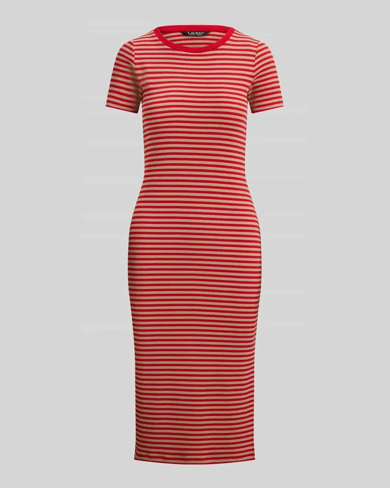 Ralph Lauren Freizeitkleid aus Baumwoll-Mix mit Modal-Anteil Rot