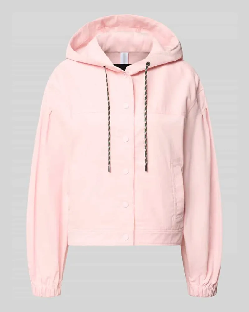Marc Cain Regular Fit Jacke aus Baumwoll-Mix Rosa