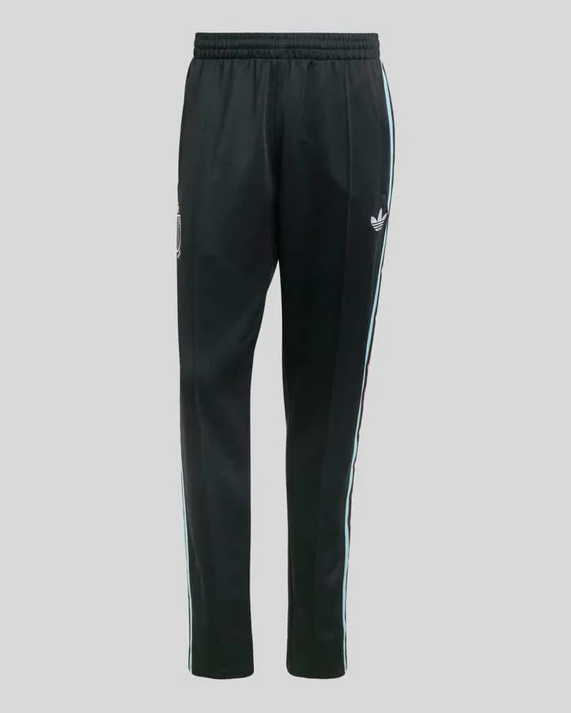 adidas Regular Fit Trainingshose Belgien aus Baumwoll-Mix Black