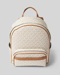 Michael Kors Rucksack mit Label-Applikation Modell 'BEX Ecru