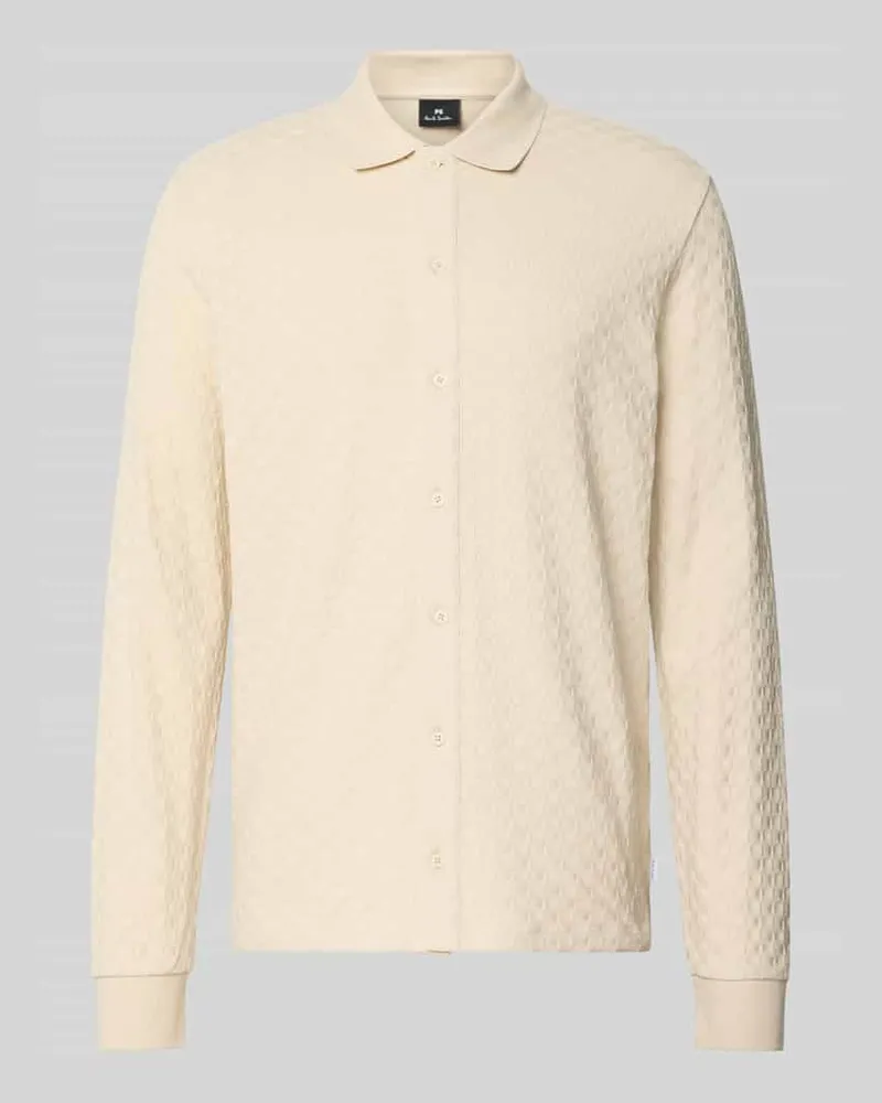 Paul Smith Regular Fit Freizeithemd mit Kentkragen Beige