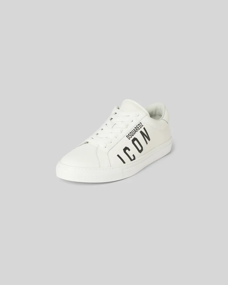 Dsquared2 Sneaker mit Label-Print Weiss