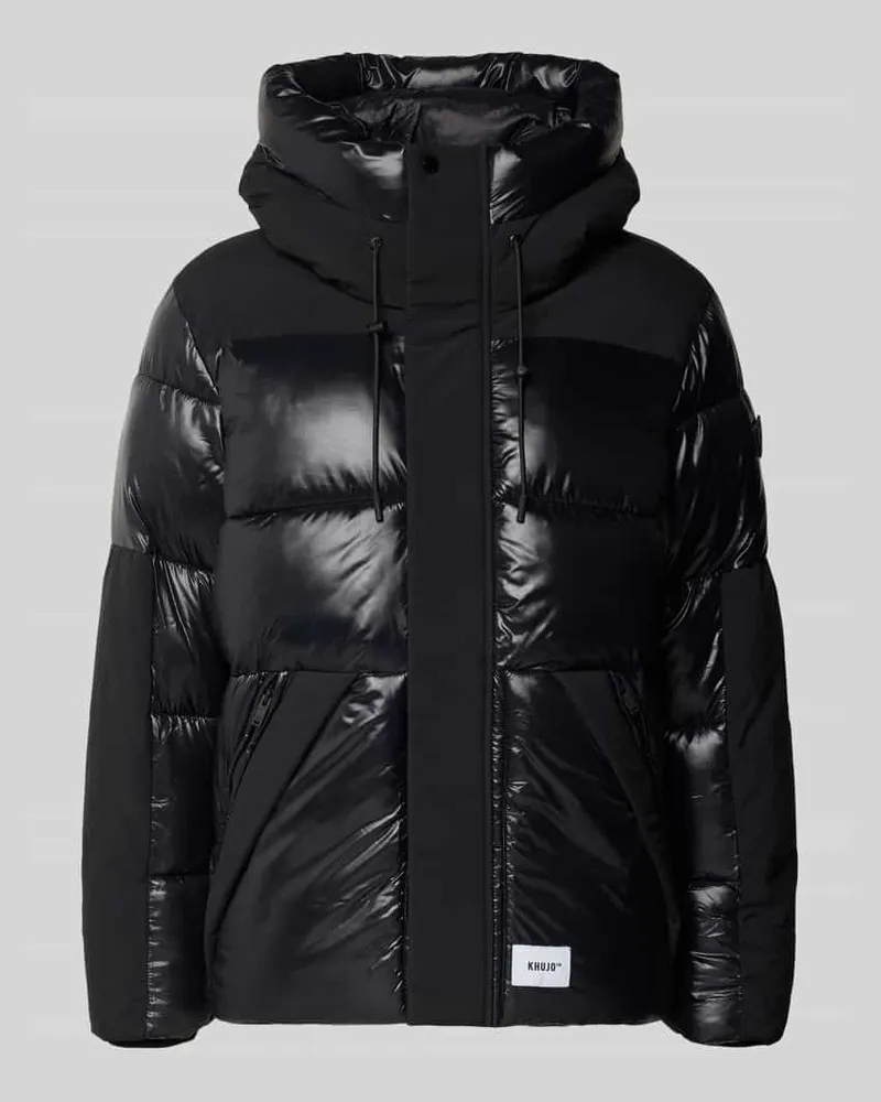 khujo Steppjacke mit Kapuze Black