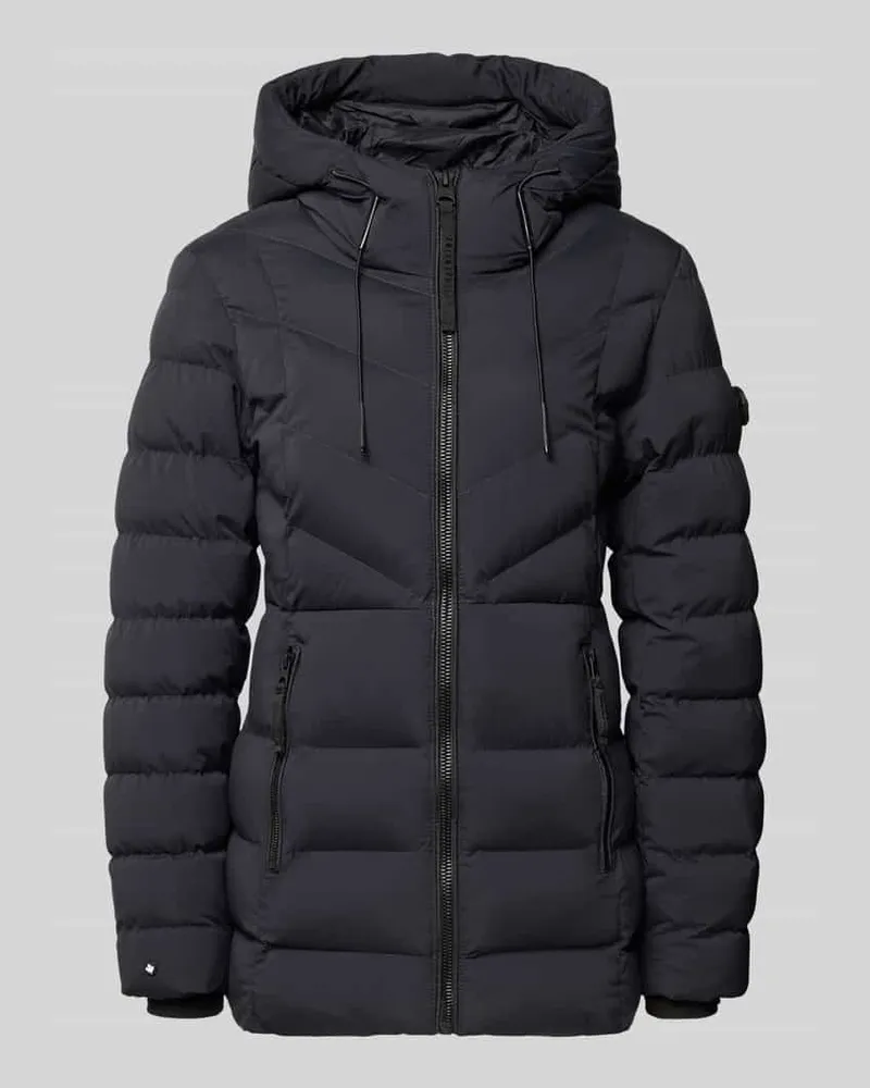 khujo Steppjacke mit Reißverschluss Modell 'Skye Marine