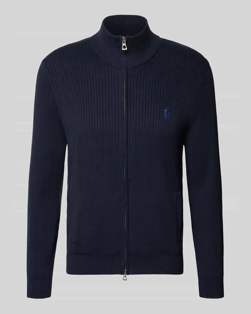Ralph Lauren Strickjacke mit Reißverschluss Marine